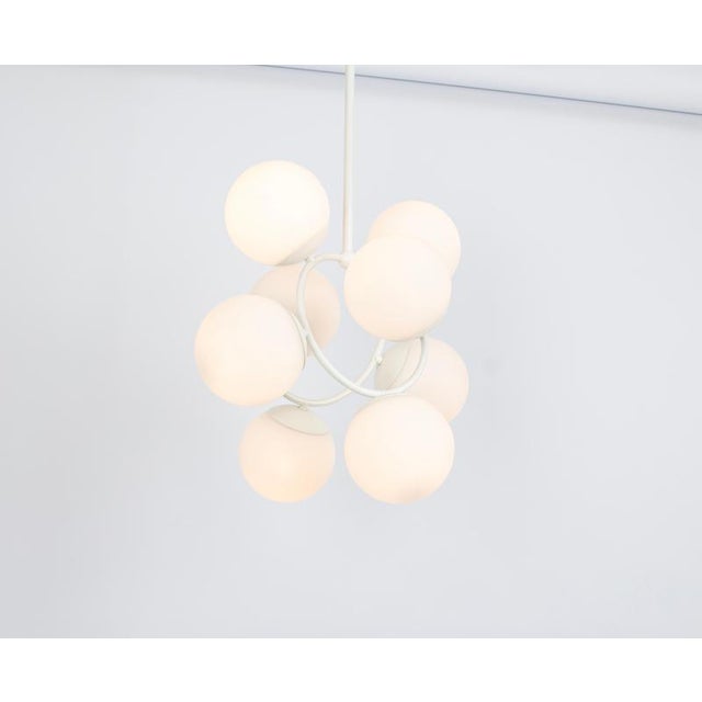 Mid-Century Orbital Pendant Lamp attributed to Kaiser Idell / Kaiser Leuchten, Germany, 1970s For Sale - Image 6 of 14