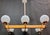 Brass and Opaline Glass Chandelier, 1960s For Sale - Image 17 of 17