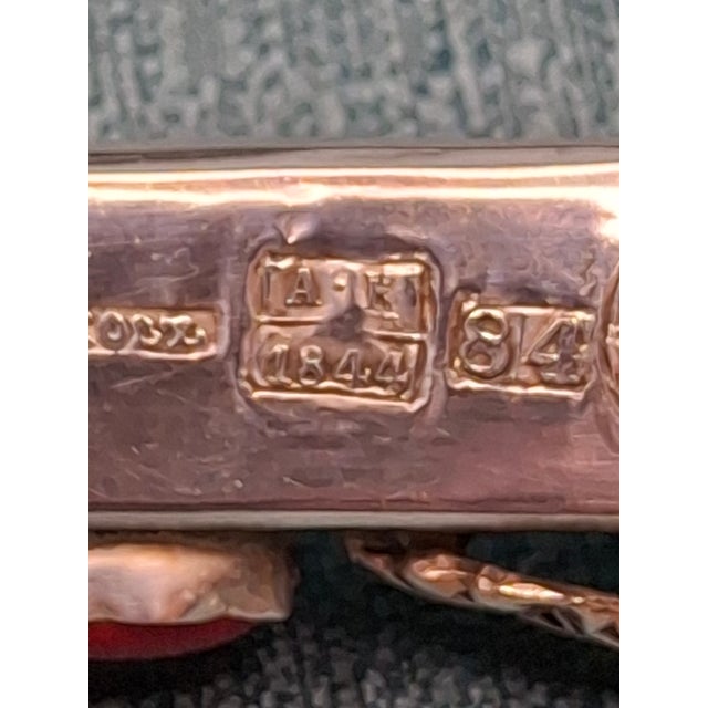 Antique 1844 Imperial Silver 84 Torah Pointer Yad, 13" Rabbi Finial For Sale - Image 16 of 18