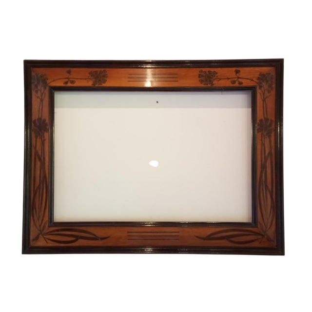 Austrian Viennese Secession Veneered Wood Frame, 1890s For Sale - Image 16 of 18