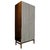 Wood Vintage Polish Wardrobe with Op Art Motif, 1970s For Sale - Image 7 of 7