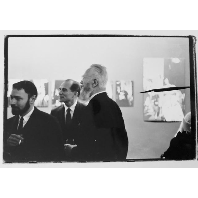 Edward Steichen, John Durniak, Monroe Wheeler and Edward D. Museum of modern art on Feb 10, 1962 Photographer Fred...