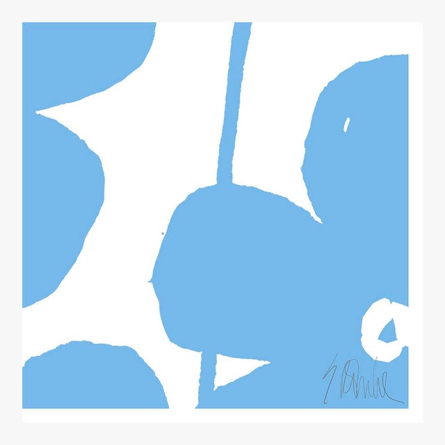 Not Yet Made - Made To Order Fabulous Flowers in Summer Blue No. 2 Fine Art Print 24" X 24" by Liz Roache For Sale - Image 5 of 5