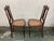 Mid 19th Century 19th Century Lá Belle Epoque Louis XVI Style Mahogany Side Chairs With Caned Seats - a Pair For Sale - Image 5 of 12