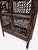 Coffee Late Qing Dynasty Tall Bamboo Open-Fretwork Display Cabinet For Sale - Image 8 of 13