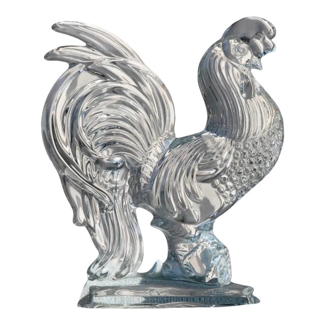 1950s Fostoria Chantivcleer Rooster Figurine For Sale