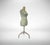 1960s Vintage Tailor's Mannequin with Metal Tripod in Green by Singer, Italy, 1960s For Sale - Image 5 of 6