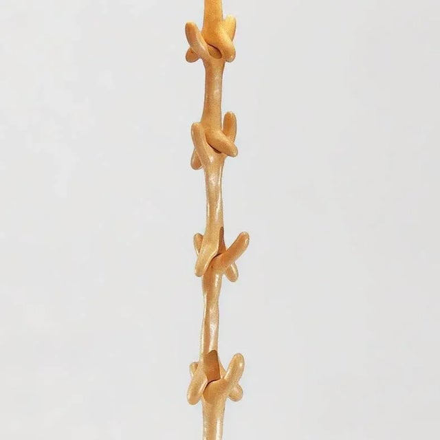 Contemporary Salvador Dali, Contemporary, Lime-Wood, Beige Line, Muletas Lamp Sculpture by Bd For Sale - Image 3 of 7