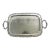 Extra Large Butler’s Tray Silver Plated Rectangular Platter Vintage Plate Ornate Floral Handles Embossed Serving For Sale