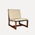 Lounge Chairs with Wooden Frames, Fabric Strap Seats, Metal Slat Backrests and Beige Upholstery France, 1950s, Set of 2 For Sale - Image 11 of 15