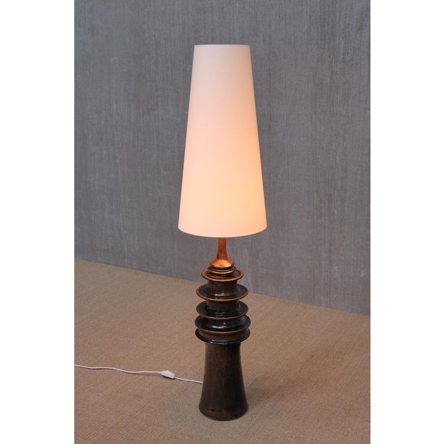 Cole Floor Lamp in Ceramic by Carl Cunningham for Algutsboda, Sweden, 1983 For Sale - Image 9 of 15