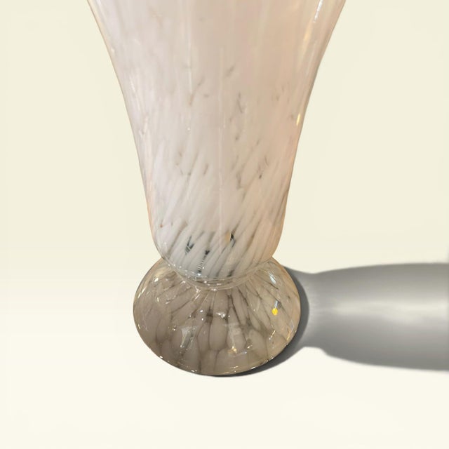 Contemporary Murano Glass Cup Light Fixture from Murano, 1950 For Sale - Image 3 of 7