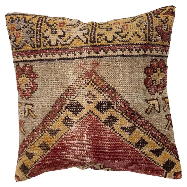 Traditional Vintage Turkish Pasargad Hand-Knotted Pillow For Sale - Image 3 of 3