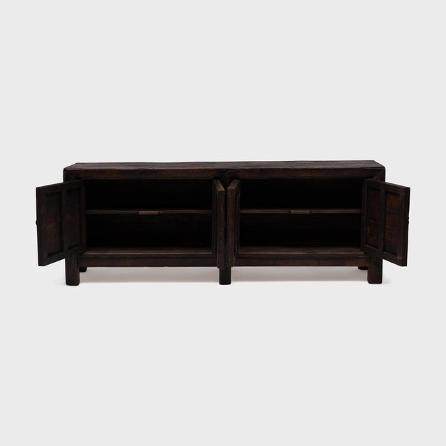 Chinese Four Door Grains Coffer, C. 1920 For Sale - Image 4 of 6