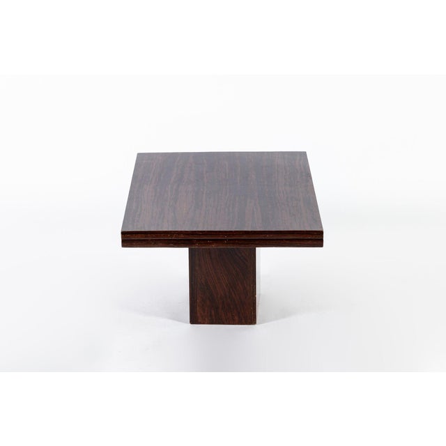 Art Deco Antique French Art Deco Folding Wood Coffee Table by Francisque Chaleyssin (Attr) 1930s For Sale - Image 3 of 16