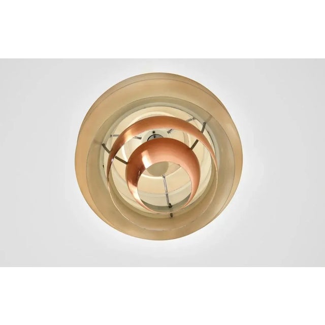 Metal Model 1231 Hanging Lamp from Stilnovo, 1960s For Sale - Image 7 of 12