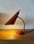 1960s italian gooseneck table lamp by stilnovo totally original, brass gooseneck & red enamel lamp. Very of its era...