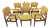 Mid 20th Century Finn Juhl Style for John Stuart Dining Chairs, Set of 6 For Sale