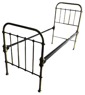 Vintage French Brass Daybed, 1960s