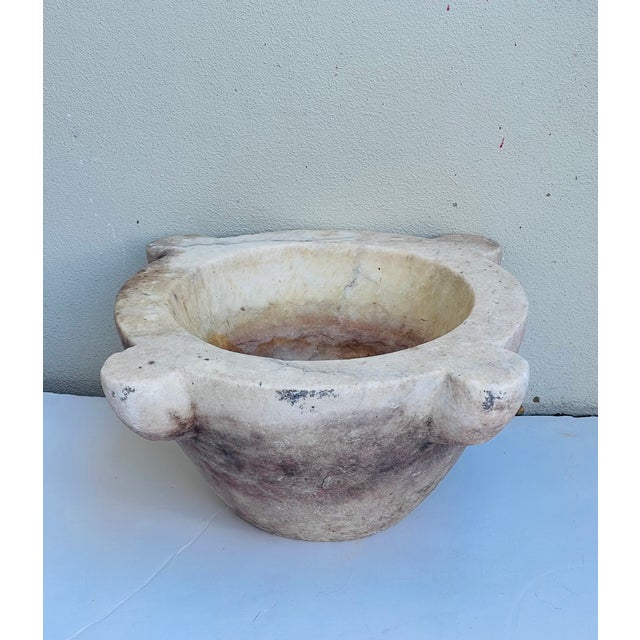 Early 19th Century Early 19th Century Baroque Style Marble Harden Flower Pot For Sale - Image 5 of 5