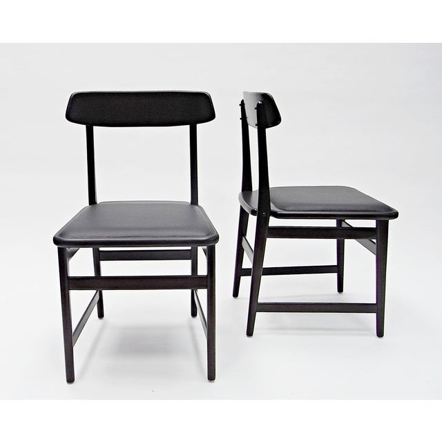 Dining Chairs in Cherry & Leather by Sergio Rodrigues for Lin Brazil, 2010, Set of 5 For Sale - Image 11 of 18