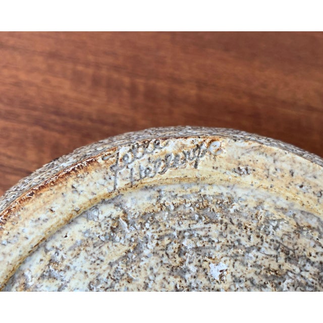 Vintage Danish Pottery Bowl by Jette Hellerøe For Sale - Image 13 of 14