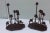 Paul Evans Paul Evans Attributed Welded Steel Brutalist Candlesticks For Sale - Image 4 of 12