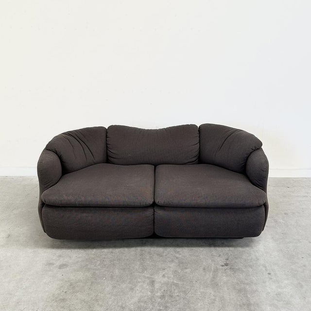 1970s Confidential Sofa by Alberto Rosselli for Saporiti, 1970s For Sale - Image 5 of 14