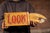 Early 20th Century Antique Directional Trade Sign for Coin-Op Machine For Sale - Image 5 of 7
