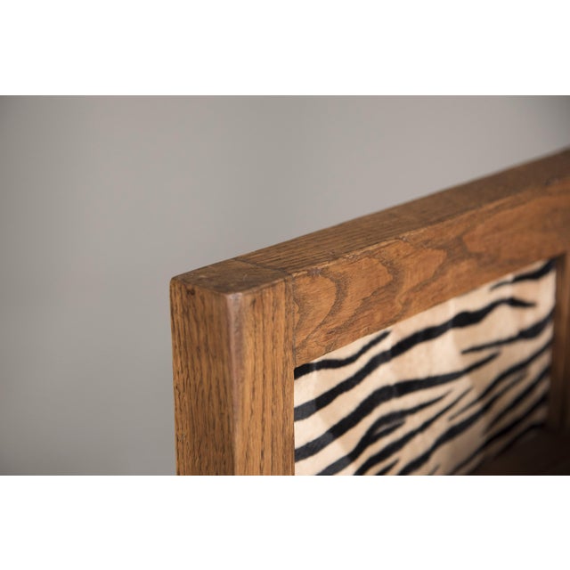 Wood Art Deco Oak & Velvet Dining Chairs, 1930s, Set of 8 For Sale - Image 7 of 18