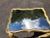 1950s Italian Hand Painted Mirror Top Side Table For Sale - Image 5 of 13
