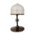 Vintage Swedish Grace Mushroom Table Lamp with Copper Base and Opal Glass Shade, 1960s For Sale - Image 9 of 9