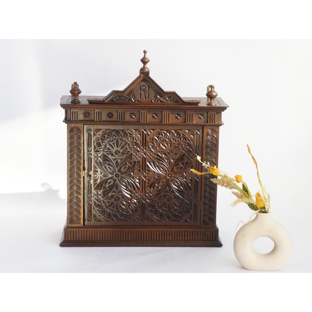 Art Nouveau Cabinet with Gothic Elements, 1890s For Sale - Image 12 of 15