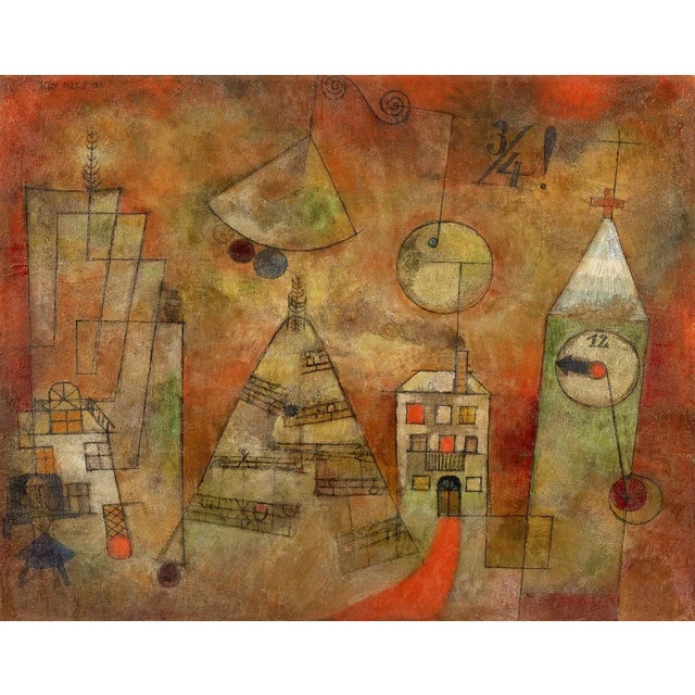 Title: Fateful hour at quarter past Artist: Paul Klee Country: Switzerland / Germany Medium: Giclee Marks: Not signed...