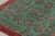 Textile Vintage Distressed Rug With Teal and Red Floral Patterns - Rug & Kilim For Sale - Image 7 of 10