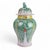 This hand-painted Bok Choy porcelain jar from Jingdezhen is a bold, sculptural statement piece that blends whimsical...