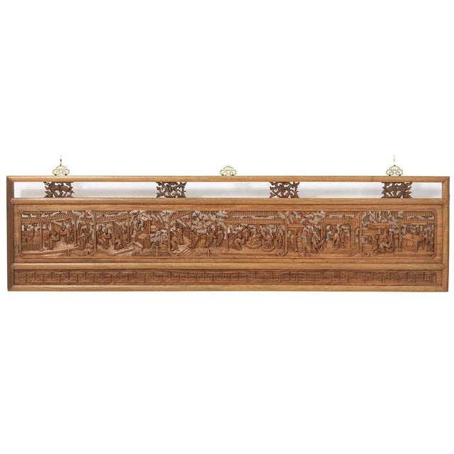 Antique Carved Daybed Rail, 1860 For Sale - Image 10 of 10