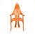 An exquisite 1970’s vintage Italian studio craft sculptural armchair, in the manner of Sam Maloof. This was recently...