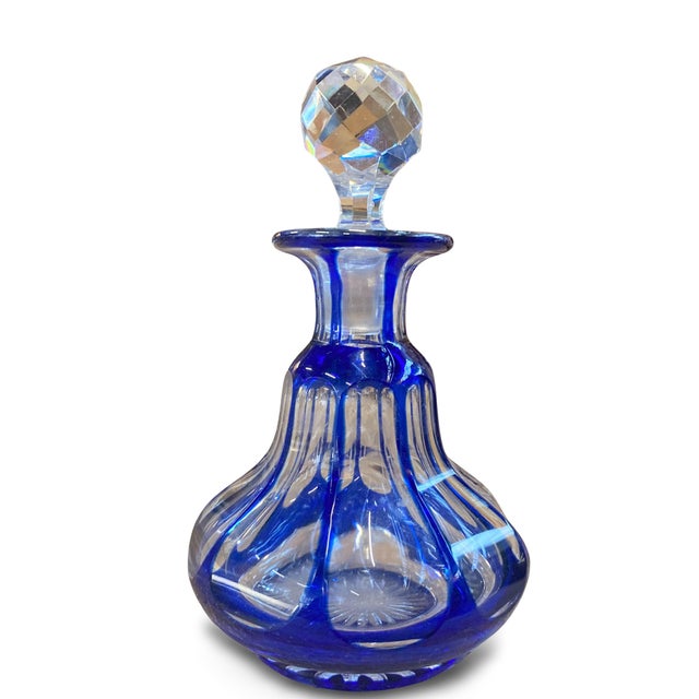 Bohemian Crystal Bottle from Baccarat, 1870 For Sale - Image 9 of 12