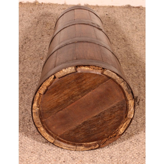 Tan Antique Umbrella and Walking Stick Holders in the Form of a Churn, 1890s For Sale - Image 8 of 9