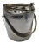 Stainless Steel Double Wall Insulated Ice Bucket With Ice Tongs by Tamari For Sale