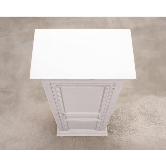 Country French Provincial Painted Bonnetière Storage Cabinet For Sale - Image 4 of 18