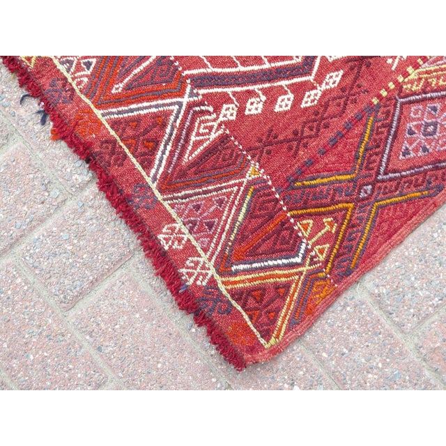 Vintage Turkish Handknotted Runner Rug - 31"x113" For Sale - Image 10 of 12