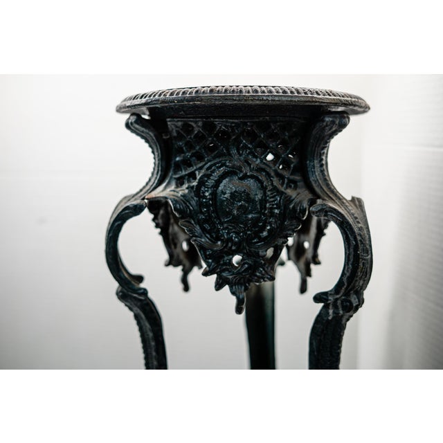 Antique Victorian Cast Iron and Marble Tables For Sale In Seattle - Image 6 of 10