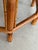 Wood Vintage Octagonal Bamboo and Cane Side Table With Glass Top For Sale - Image 7 of 12