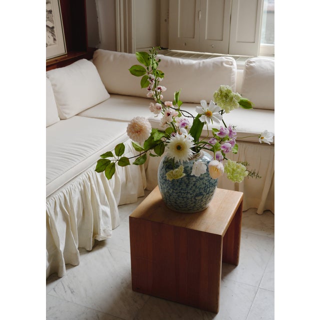 Light Pink Vanity Mirror Floral Arrangement by Apartment 387 For Sale - Image 8 of 8