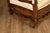 French Country Style Carved Oak Frame Three Seat Sofa For Sale - Image 10 of 18