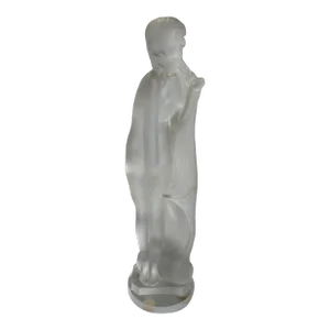 1960s Sevres France Nude Woman Crystal Figurine