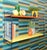 Small Vintage Metal String Shelf, 1960s For Sale - Image 6 of 13