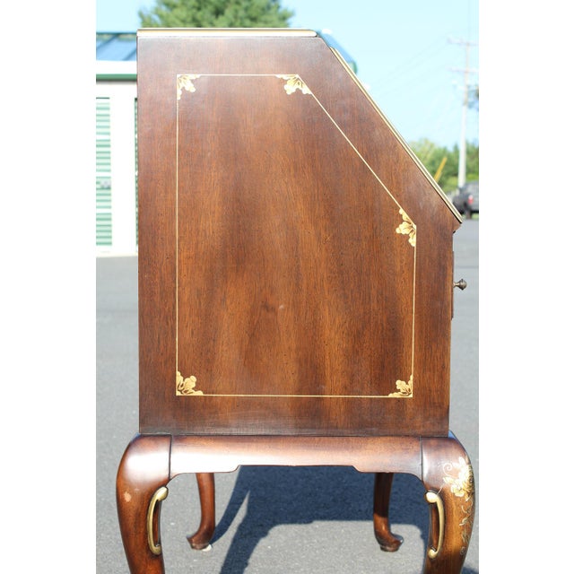 Hekman Chinoiserie Drop-Front Desk For Sale - Image 12 of 18